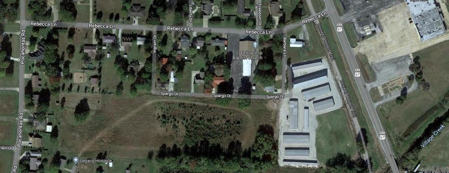 Approximately 7.3 acres residential land in Walnut Ridge.