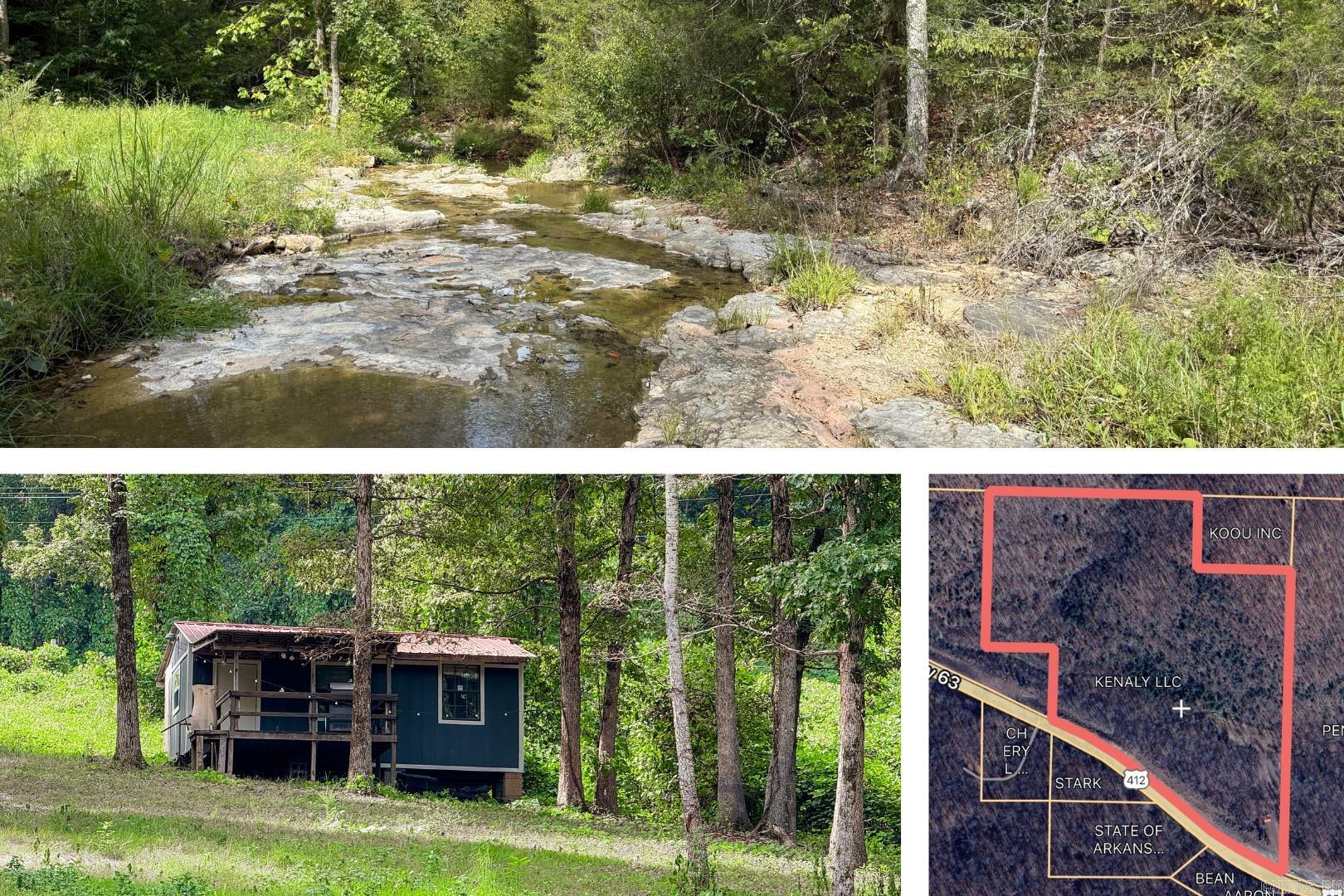 Hunt, Explore, Relax! This 32-acre tract is a sportsmanās dreamāmostly wooded with natural springs and a creek that feeds into Sugar Creek. Established ATV trails lead you to a birdās-eye view of terraced hillsides, prime high-traffic areas for whitetail deer. Turkey and other wildlife are abundant, with surrounding properties rarely hunted, making this a safe haven for game. The property has been carefully managed and has produced multiple successful deer harvests each year. One ladder stand will convey. A cozy 340 sq. ft. cabin with electricity sits on the property and is perfect for weekend getaways. Fiber optic is available at the road. The cabin comfortably sleeps 6+ with additional blow-up beds and features a covered front deck overlooking the open valley and creek. Whether youāre looking for a hunting retreat, outdoor adventure, or a quiet place to unwind, this property has it all. Donāt waitācall today to schedule your showing before itās gone!