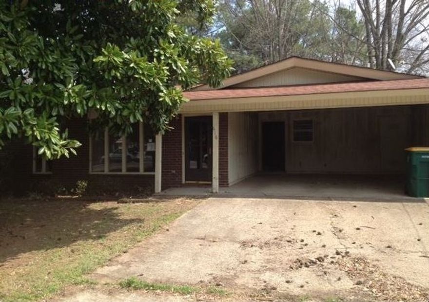 3br/2ba ranch home with spacious kitchen, large living room and level tree shaded back yard.  For information on bidding, Earnest Money procedures and more, visit:  www.HUDHomestore.com .