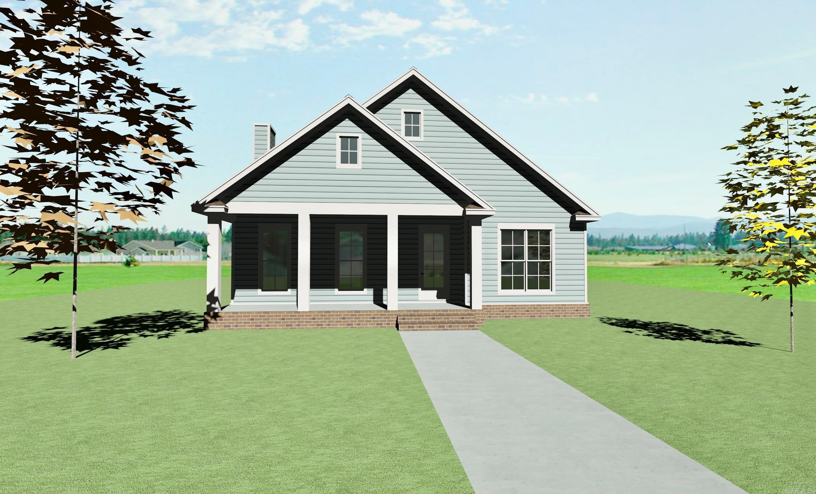 Come make this house your own! Construction is about to start on this one level home in The Gardens at Rockwater. It is a 3 bedroom, 2 bath home with an open floorplan and beautiful porches. The downtowns of Little Rock and North Little Rock are nearby and the Rockwater Marina is so close it's actually part of the neighborhood. The Arkansas River Trail adorns the neighborhood and offers the highest quality recreation right outside your door. Call to see it today.