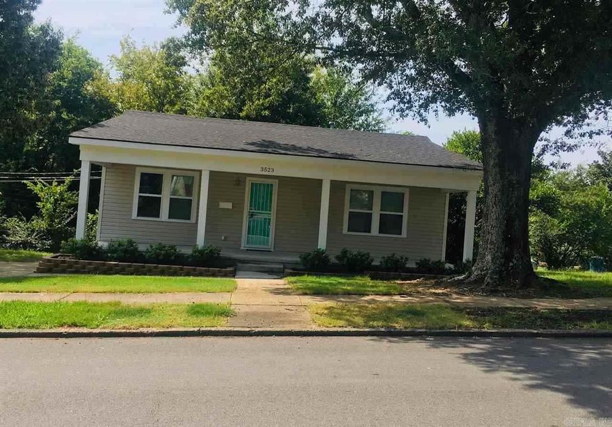 Newly and beautifully remodeled home with an all new kitchen and bathroom with granite counter tops. All new hardware, stainless steal appliances, flooring, pantry,  light fixtures, laundry, ceiling and wall painting. New windows and blinds, new covered front porch, roof and landscaping.