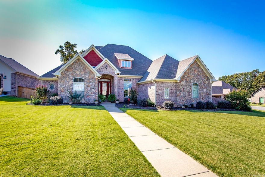 Beautiful 4 bedroom/3.5 bath home in Cabot's highly sought after subdivision, The Park on Mtn. Springs!  This home has everything you are looking for!  Located on a corner lot with a 3 car garage, storm shelter, salt water in-ground pool with new pump (approximately 3 months old), formal dining room, hearth room, central vacuum, fully fenced back yard, and so much more!  Refrigerator, washer, and dryer all convey to Buyer. Come see this one today! Taxes stated are after homestead credit.  Agents see remarks.