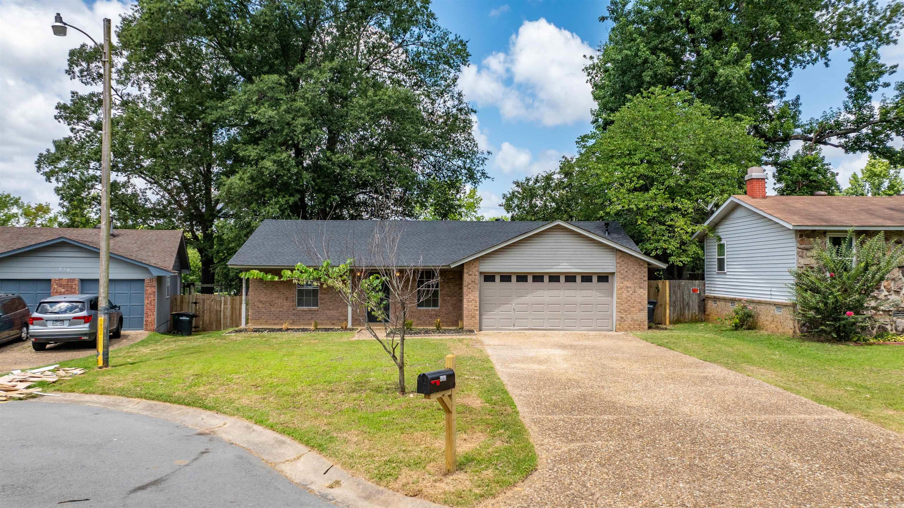 This quiet property has loads of updates that were just completed in June of 2025 including an Architectural Shingle Roof, HVAC, Luxury Vinyl Flooring throughout, Fencing/Gate, Paint, Trim work, Electrical, & Plumbing. Kitchen has brand new appliances also along with Granite Counter Tops. Both Bathrooms were pretty much completely updated as well and the master bath includes a tiled shower with rain-head. It's unique to find a house in this price range that has 3 bedrooms PLUS a 2nd Living Room or Study. You will appreciate being within walking distance to the park along with a view from the back yard of Lake Cherrywood. Don't miss out on this one!