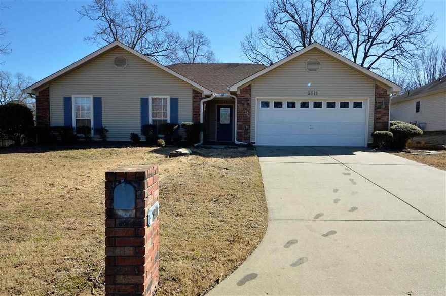 Location, Location, Location!!! 3/2 in Sherwood...Perfect Location! Close to Schools, Shopping and Minutes to LRAFB, Camp Robinson, & 67/167! NEW Neutral Paint & NEW Laminate Wood Floors throughout...NO CARPET! Huge Living Rm. w/Fireplace, Eat-in Kitchen w/Bar, Laundry w/W/D Hook-ups, 2-Car Garage, Back Porch, Fenced Back yard! Don't Miss the Large Closets & Spacious Bedrooms!