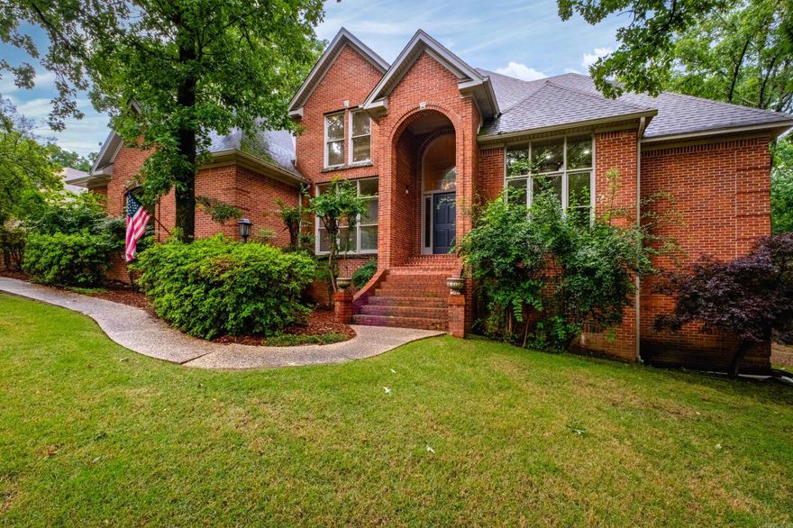 Home has one of the most inviting outdoor rooms w fireplace overlooking a beautiful landscaped yard. Street lives like a cul de sac. Enjoy working in a library paneled office with large windows or looking out over the beautiful yard from the light and airy kitchen/hearthroom. Entering the home brings you into an impressive great room defined by large window. The home offers a walk in attic and side loading garage.  Possession can be delivered toward the end of July.