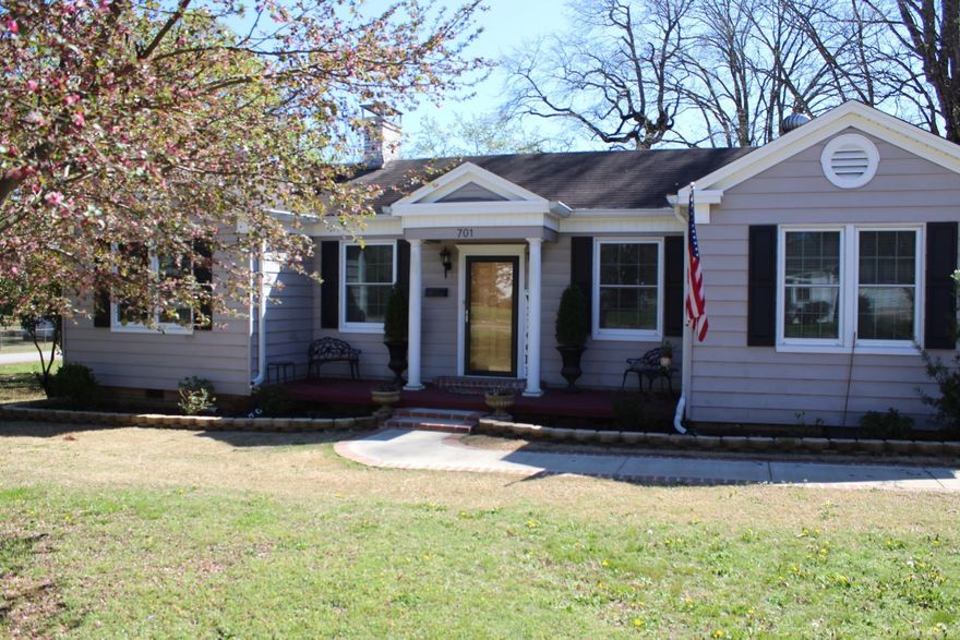 MOVE IN READY 2 Bedroom, 2 full baths with approx. 1799 Sq. Ft. of living space situated in the heart of Nashville.  Home has updated kitchen with granite counters , plenty of cabinet space, tile flooring and a walk in pantry.  Home features a formal dining room with gas fireplace. Home has two living areas (formal with gas fireplace and family area with gas fireplace).  Refinished original hardwood flooring, all new double pane windows, 9 foot ceilings and wide crown molding throughout.  Three car garage (one detached could be used for third bedroom, exercise room or storage).  10 x 29 screened in back porch.  Large fenced back yard has a 10 x16 storage building.  Close to all schools.  AGENT OWNED