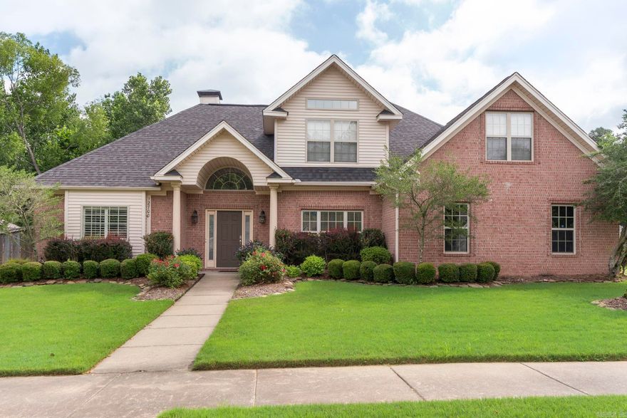 Welcome to this beautiful brick home nestled in one of West Little Rock's most sought-after neighborhoods on a corner lot! This spacious property offers an inviting open floor plan with vaulted ceilings and an abundance of natural light, creating a warm and airy feel throughout the main living area.  The heart of the home features a generous living space, perfect for both relaxing evenings and entertaining guests. You'll love the large bonus room—ideal for a home office, playroom, or second living area.  The oversized primary suite is a true retreat, complete with a walk-in closet and a private en suite bathroom for added comfort and convenience. Step outside to enjoy the well-designed outdoor space, featuring a charming pergola and a fully fenced backyard—perfect for pets, kids, or backyard gatherings.  This is the one you’ve been waiting for—schedule your showing today! Showings require 24 hours notice.  Agents, see remarks.