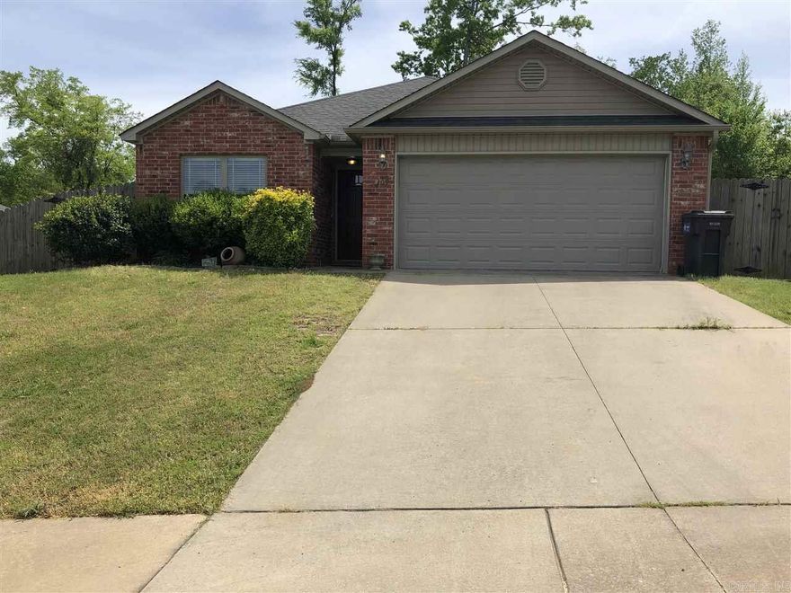 Come see this cute home that would be perfect for a first time home owner or someone wanting to downsize. This home is eligible for a Rural Development loan. Great hometown community with all the conveniences of a big city. The large great room has new floors. The cook of the home will love the kitchen, which has plenty of cabinets and good counter space. The huge master bedroom has a nice walk-in closet. The master bath has a double sink. New paint throughout the house. There is a shed in the backyard.