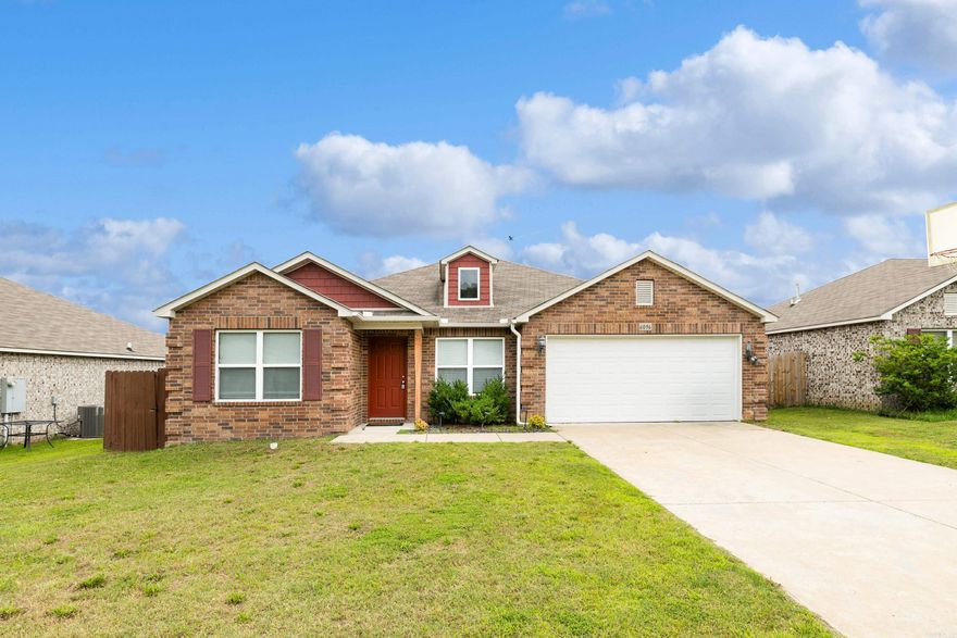 Welcome to 6096 Saddle Hill Drive. This terrific home offers an open floor plan, large living are with vaulted ceiling, eat in kitchen with a breakfast bar, 4 beds and 2 full baths. The spilt floor plan offers a spacious primary retreat with a large ensuite bath, vanity with a built in makeup area and walk in closet. Backyard has concrete patio perfect for those spring and summer evenings, or a surface for an above ground pool, leaving plenty of space to play! Come see this one today!