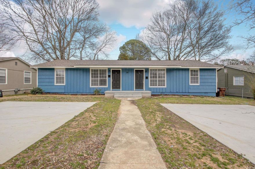 Must see rental! The renovations on this property are wonderful. Has new flooring, paint, granite counter tops, new stove, dishwasher, bathroom remodel. They are move in ready. These will probably go fast so call today. Unit A & B available! P.S.: Each unit has washer and dryer hook ups.