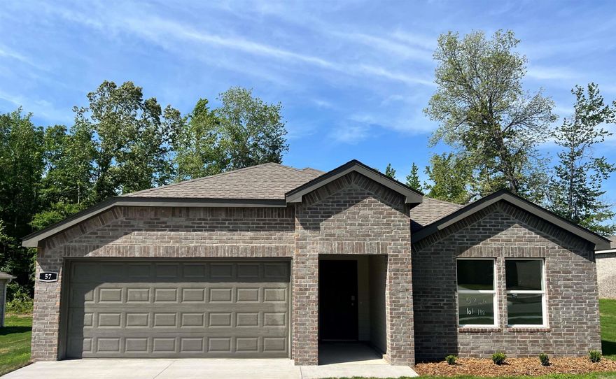 Lovely Logan plan in Wolfsbridge at Cabot, located in Cabot, Arkansas! These new construction homes feature modern finishes for comfortable living! Each home has LVP flooring and carpet. In the kitchen and bathrooms, you’ll find beautiful quartz countertops. The primary bathroom features a walk-in shower and a quartz vanity!  Each home will have 4-sides brick with Hardie® siding per plan. These homes come with a programmable thermostat! 10-year limited Homebuyer’s Warranty! Photos may be stock photos, representative of plan only and may vary as built. Annual taxes is an estimate. HOA is $375 per year with a $75 Transfer fee.