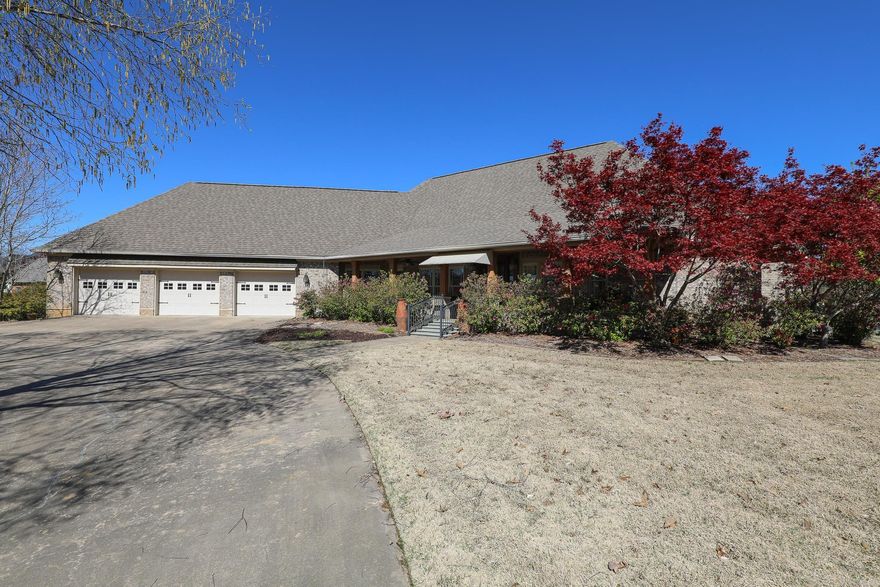 BOMK at NO  fault of seller or home. Grand custom quality built Home on one of the largest lots in Longhills Village. Backyard overlooks a sizeable pond adjoining 12th hole of golf course. Drive up the picturesque circle drive to the 3 car oversized garage. Inviting large front porch. Home features 2 living areas, 2 dining areas. 4 BR 3.5 baths. Hardwood flooring and stained trim. Spacious primary suite w/luxurious bath w/ soaking tub & separate shower. His and hers vanities. Large walk in closet.  Front bedroom/office has 2 closets. Cozy common area leads into the 2 guest bedrooms each having their own private baths. Perfect for In laws or teenagers. There is even a sunroom.  Kitchen features gas log fireplace, granite countertops, stained cabinetry and Heartland appliances.  Full wall pantry w/3doors. Coffee bar. The largest laundry room i have ever seen with sewing/craft area. The back patio is perfect for family gatherings and you can't beat the pond view.Home has a  91 gallon water heater.  3 heat pump hvac units.  New roof 2018.This home has too many features to mention here.  Your Buyers will Love this one! Exclusions: mounted TV's and attached 5 shelves in garage.