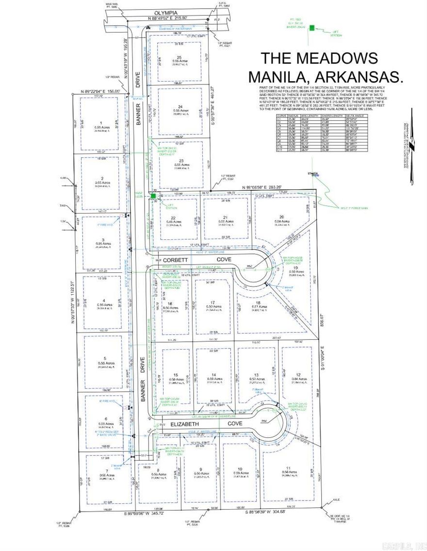 Welcome the the Newest Subdivision in Mississippi County. Located in Manila, The Meadows is not just a subdivision but a lifestyle. Featuring oversized lots and natural esthetic your dreams here become a reality. We have builders available if needed that can build from a spec plan or custom draw plans. Don't miss your chance to be a part of the best Subdivision in Manila, The Meadows.
