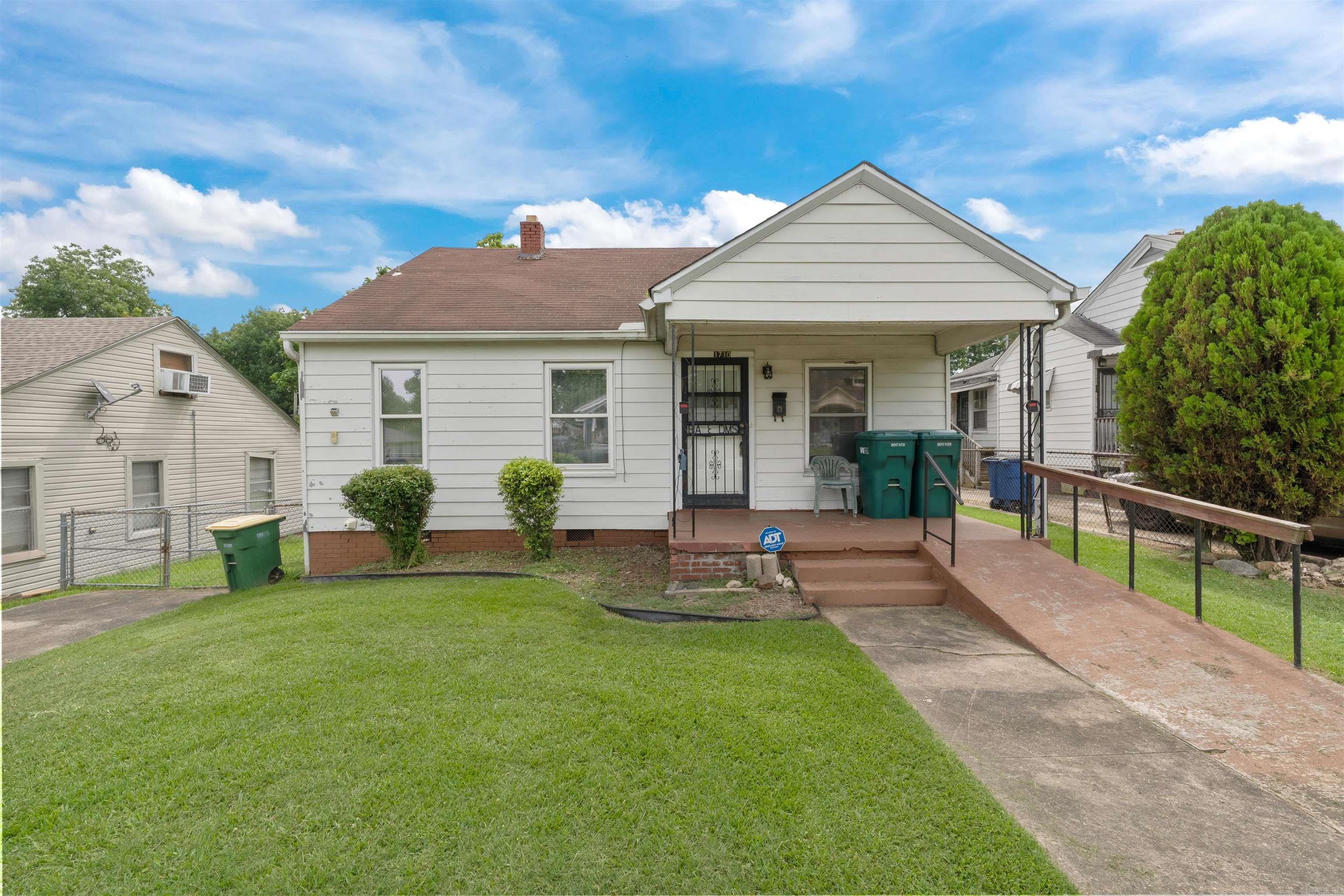 The perfect location for your new home only minutes away from the Argenta Arts district, a quick walk to the NLR high school, restaurants, churches, and shopping. Looking for an investment opportunity then look no further. Take this great bones home and make it your own. Maintenance free exterior siding. This home has all the potential to become the home of your dreams with just a little cosmetic updates and remodeling designs of your own. 3 bedrooms and 1 1/2 baths. The previous owner used one of the bedrooms as a den and door was removed. It features: Living room, formal dining room, wonderful half galley style kitchen with room for the chef. Unfinished Basement can store the kids bikes or other family fun outdoor toys, sun/sleeping porch off the kitchen and laundry room. This home is a keeper if you are looking for a home to flip and hold or just ready for a fixer upper to make your dream home. On-site parking pad and backyard host additional parking shelter or family entertainment space. This address can be your next home sweet home! Just hang that porch swing and enjoy.