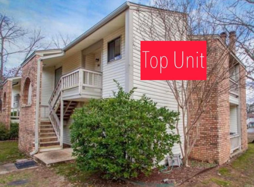 Well maintained second level condo, in a quiet community in Maumelle. This property features an open floor plan, plenty of natural light, 2 private patios, and great storage. All new appliances in the last 24 months. New laminate wood floors and tile throughout. The property is positioned perfectly for easy commuting to Little Rock or Conway, and very close to the amenities that the Maumelle Community Center has to offer. Washer, dryer, and refrigerator to convey.  The exterior and grounds around the property are all maintained by the HOA.See attached Bylaws SEE AGENT REMARKS