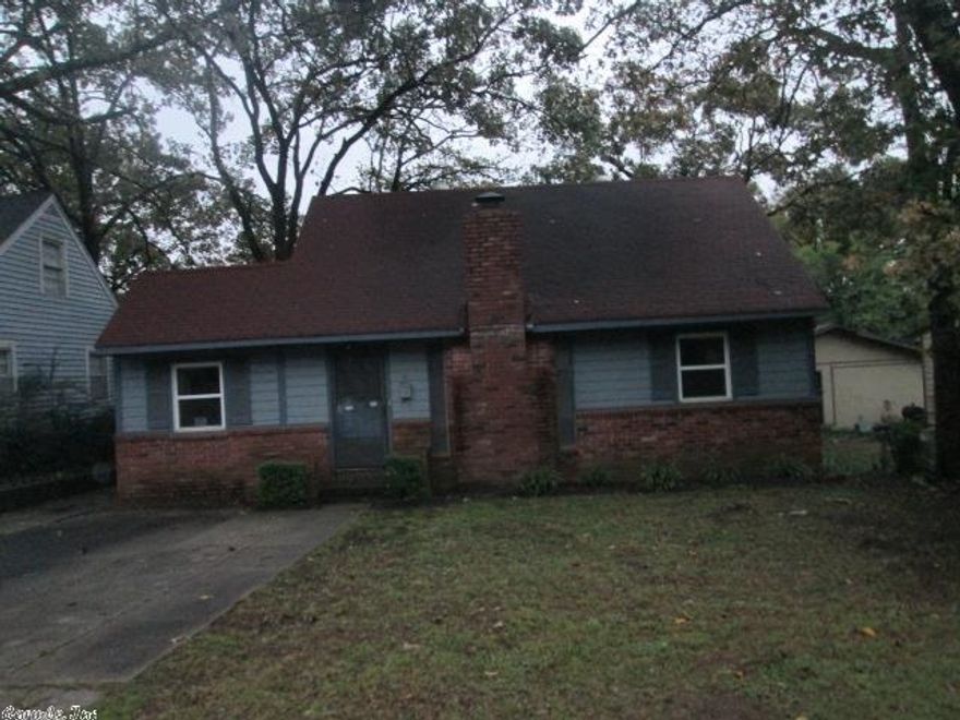 Located in Farmere's 2nd Subdivision. One plus story home with two bedrooms and one bath on lower level and third bedroom upstairs. Living room with brick fireplace and hardwood floors. This is a Fannie Mae Homepath property.