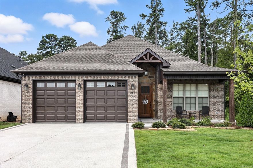 Back on market due to Buyer financing! No fault of Seller or home! Their loss is your gain. Custom built in 2023 and perfectly situated on the best lot in the neighborhood, this 3 bed, 2 bath home backs to protected greenspace and wetlands, ensuring permanent privacy and scenic views. Located on a quiet dead-end street, the setting feels like a true retreat. Inside, you’ll find quartz countertops, custom built-ins flanking a cozy fireplace, and stunning coffered ceilings with wood inlay detail. The open living area flows to a screened-in porch ideal for entertaining. French doors off the dining room open to an extended patio, perfect for grilling, bird watching, or relaxing in nature. The owner's suite offers peaceful nature views, a spa-like bath with a massive two-head shower, and a custom walk-in closet that connects to a laundry room with sink. With premium finishes throughout and thoughtful design at every turn, this like-new home is even better than new construction. Lawn care is included in the annual dues; front and back yard maintained for you. Never mow again!  Too many extras to list! Come see the difference.