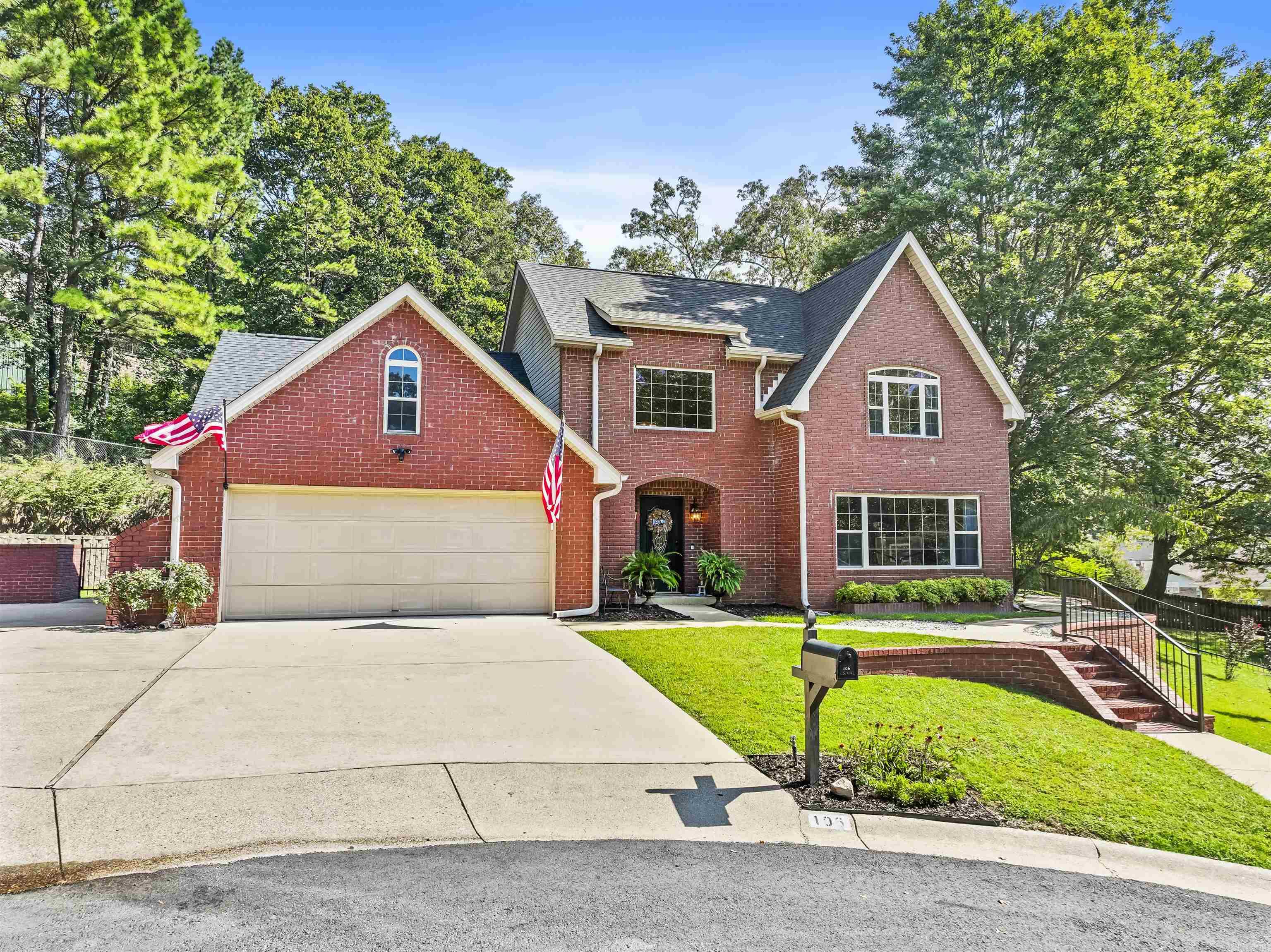 Welcome to this beautifully maintained brick home in the sought-after Eastgate 2 neighborhood. The thoughtful floor plan features a main-level primary suite and three additional bedrooms upstairs, providing both comfort and functionality. Expansive windows invite natural light throughout, while the bright kitchen is finished with timeless granite countertops. A new roof and gutters, completed in August 2025, offer peace of mind for years to come. Situated on a generous lot, the fenced backyard is ideal for outdoor enjoyment and showcases a sparkling cocktail poolāperfect for relaxing or entertaining during warm summer days. Eastgate 2 has no HOA.