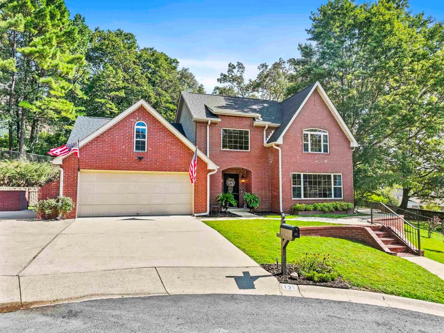 Welcome to this beautifully maintained brick home in the sought-after Eastgate 2 neighborhood. The thoughtful floor plan features a main-level primary suite and three additional bedrooms upstairs, providing both comfort and functionality. Expansive windows invite natural light throughout, while the bright kitchen is finished with timeless granite countertops. A new roof and gutters, completed in August 2025, offer peace of mind for years to come. Situated on a generous lot, the fenced backyard is ideal for outdoor enjoyment and showcases a sparkling cocktail pool—perfect for relaxing or entertaining during warm summer days.  Eastgate 2 has no HOA.