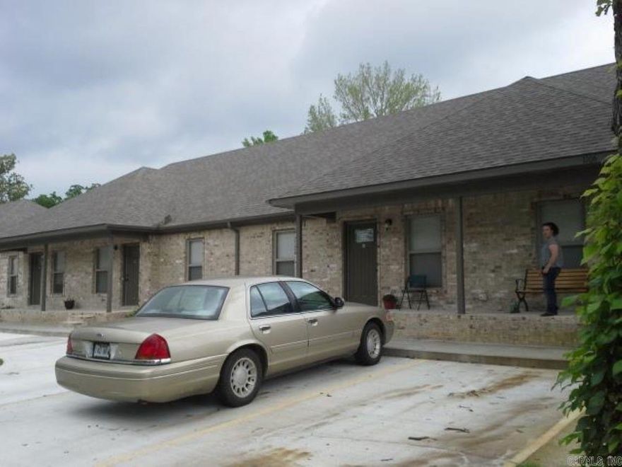 2 bedroom / 2 full bath unit available in downtown Cabot. This unit has stained concrete floors throughout, solid surface counter tops, and updated appliances. Cute front porch, good size for sitting and back patio. Back yard is communal with the rest of the units, thus no pets are allowed at this time. Rent is $695.00.   Deposit is $695.00. Application fee is $35 per adult. NO PETS. Tenant pays all utilities. Lawn maintenance is provided.