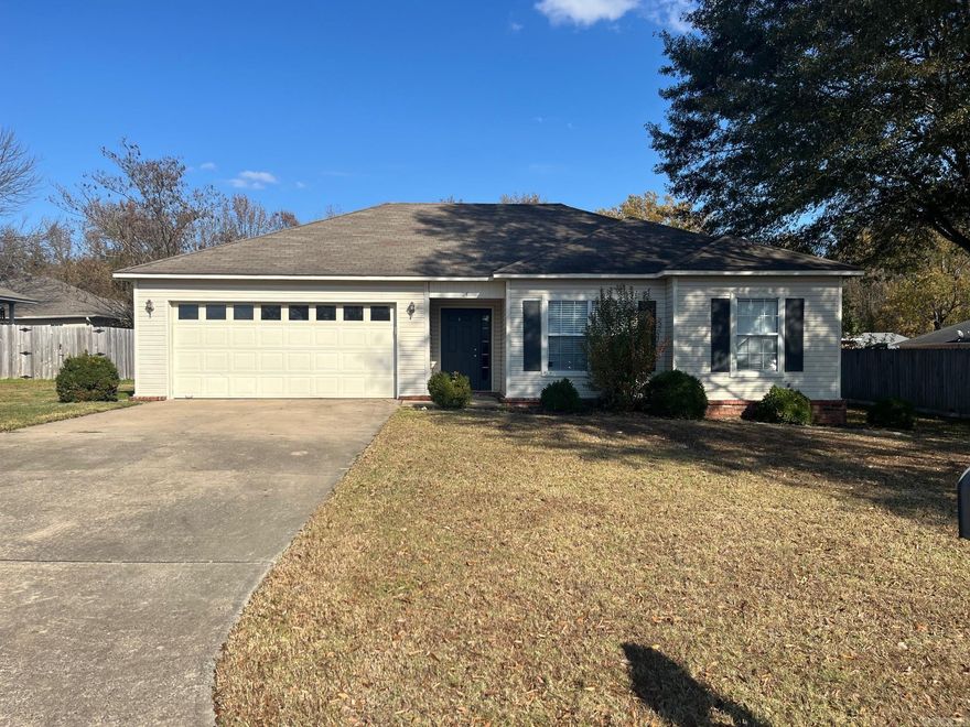 THIS ONE AVAILABLE FOR OWNER FINANCING ONLY WITH ATTRACTIVE INTEREST RATE!  Great home in sought after Cabot school district with convenient location!  3BR/2BA with two car garage and fireplace. No carpet in this one!  HVAC replaced a few years ago. Agents see remarks
