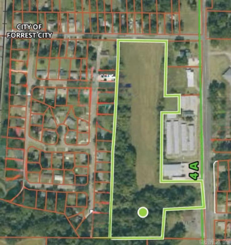 12.09 Acres Commercially Zoned South of Forrest City off of Hwy 1