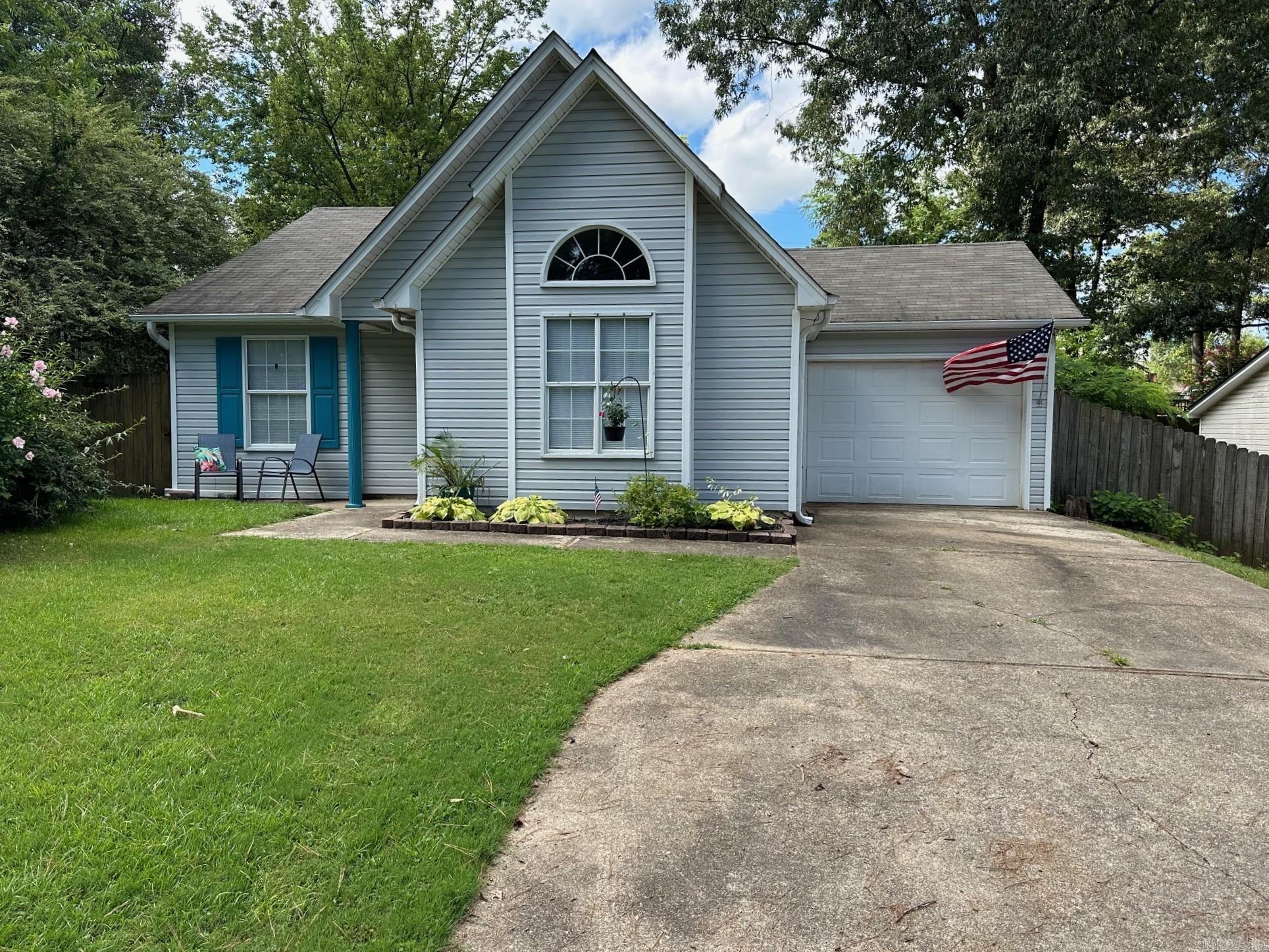 Excellent starter or investment home. 2 BR/1 BA conveniently located close to interstate and shopping. New paint and lvp flooring just completed. Open living, dining, kitchen. Wood privacy-fenced back yard. Refrigerator, alarm system/equipment, and chicken coop will convey. Property sold "as-is". AGENTS SEE REMARKS.
