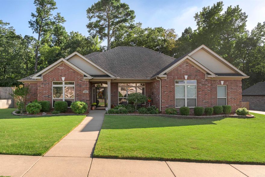Exceptionally well-maintained home in Sterling Oaks Subdivision. The split floor plan features 3 BR, 2.5 BA plus a dedicated office area perfect for work or study. As you enter you will be greeted by an elegant formal dining room that features beautiful finishes and has ample room for gatherings. The kitchen has a flawless lay out that allows for easy flow between prep, dining and entertaining areas. The primary suite is generous sized complete with dual closets and an amazing bath. Sitting on an oversized lot that backs up to a green space provides privacy and serenity. The property includes a large RV parking pad, outdoor deck and much more.
