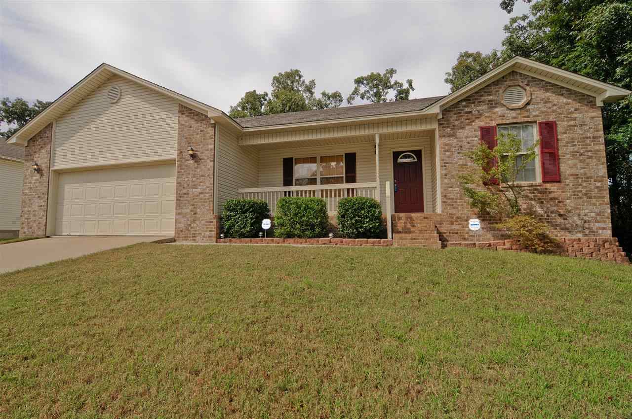 Perfect one level split floor plan home that has been well taken care of! 3bed/2bath. Open floor plan w/ vaulted ceilings. Large eat-in kitchen w/ pantry and breakfast bar. NEW carpet in bedrooms. NEW flooring in living area. Laundry Room. Oversized master bedroom w/ walk-in closet. Master bathroom includes double vanity, walk-in shower, & jetted tub. Fenced backyard w/ deck and storage building. Rural Development Eligible!! Don't miss this great opportunity!!