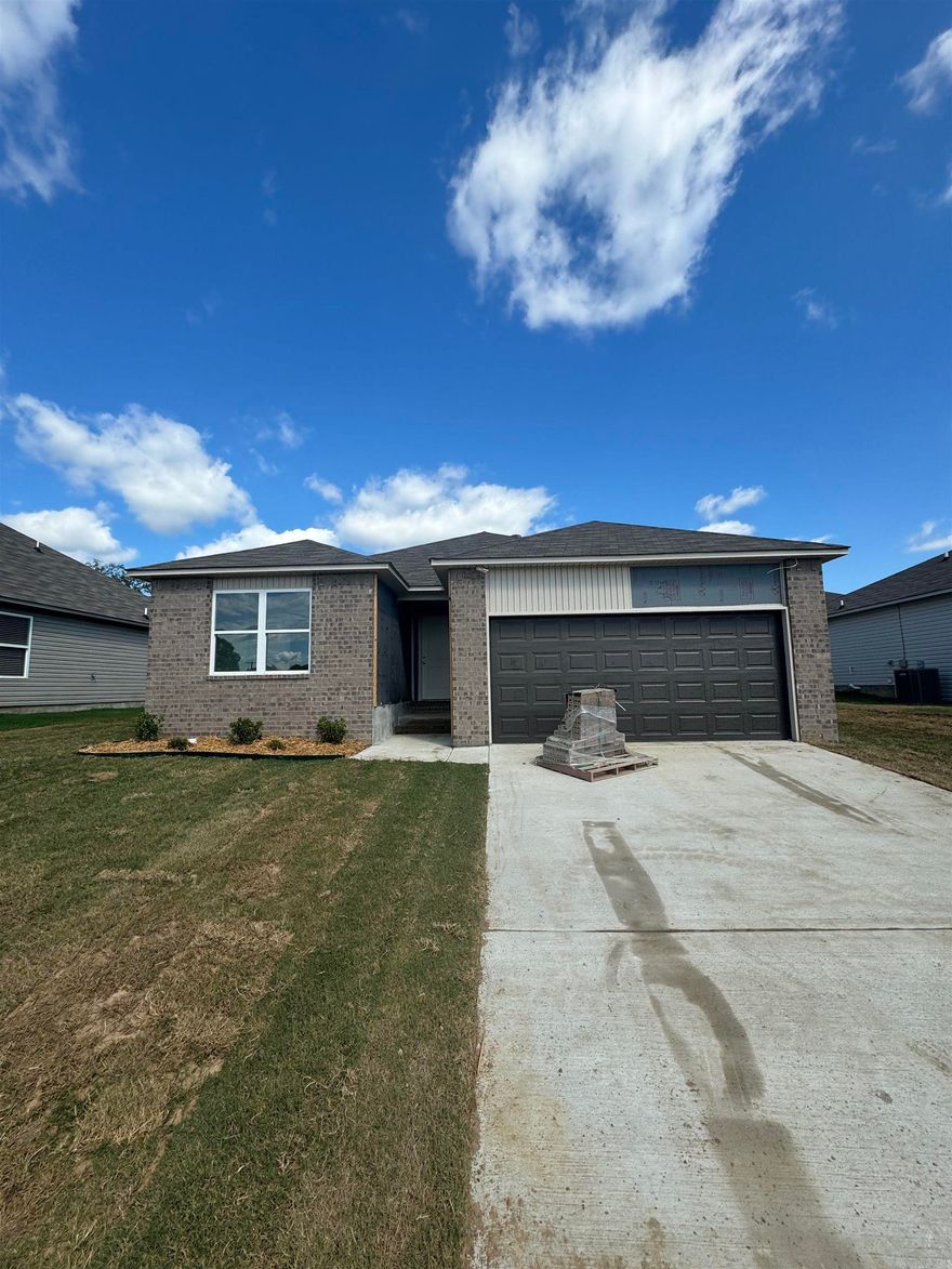 The Taylor plan is a beautiful 3-bedroom home with the ultimate open concept feel! The Kitchen has a larger-than-standard corner pantry cabinet and a large door opening out to the back yard. The Master Bedroom boasts TWO walk-in closets! Come check it out today!  Valuable upgrades included in this home: 14'x10' uncovered patio, 3' garage extension, soaker tub/shower combo in Master Bath, plumbing faucet upgrade 2, 8" deep Kitchen sink, pull out faucet upgrade in Kitchen, flush laminate bar top in Kitchen, Luxury Vinyl Plank flooring in wet areas and Living Room and adjacent hallways, raised ceilings in Living Areas per municipal requirements, fiberglass exterior doors, Cheyenne style doors, baseboards level 2, LED disk lights in Kitchen and Living Room, LED disk light over Master Shower, full sod, microwave hood in Kitchen.        ***AGENTS: PLEASE SEE AGENT REMARKS/SHOWING REMARKS FOR VERY IMPORTANT INFORMATION.***  THIS HOME SCHEDULED TO BE COMPLETE IN EARLY OCTOBER.