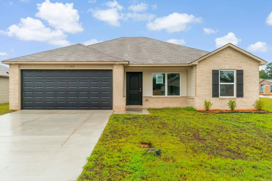 Discover the captivating Franklin plan, renowned for its charming covered front porch and meticulously landscaped front yard that enhance its curb appeal. This home boasts an open floor plan with 3 bedrooms and 2 bathrooms, providing a spacious and inviting living environment. The expansive family room serves as a central gathering space, perfect for relaxation and entertaining guests. The kitchen is a highlight, featuring a beautiful design and equipped with energy-efficient appliances, ample counter space, and a spacious pantry—ideal for preparing and enjoying delicious family meals and snacks. Explore more about the Franklin plan today and envision how it could elevate your living experience!   **SEE SHOWING REMARKS & AGENT REMARKS FOR IMPORTANT INFORMATION**