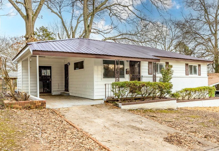 Newly remodeled, 3 bed 1 bath with separate utility room and covered parking. Super convenient location close to UALR. Nice peaceful neighborhood. fully fenced back yard. Walk to almost all everyday necessities. New metal roof, new plumbing, updated electricals and new kitchen appliances. Good layout. Large patio & back yard to enjoy barbecue and grow your vegetables. Make it your new home this Spring. House was previously a rental property. No seller property disclosure.