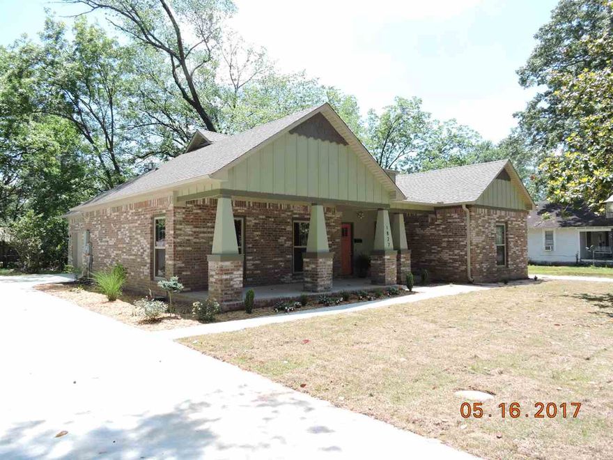 Custom built home constructed in 2017, 3 spacious bedrooms, 2 full baths, stained concrete floors throughout, 2 inch blinds throughout, open floor plan, oversized kitchen complete with stainless steel appliances including refrigerator, separate laundry room with washer & dryer, side entry 2 car garage, covered patio, walk to UCA or CBC! Pets negotiable with a non-refundable pet deposit.