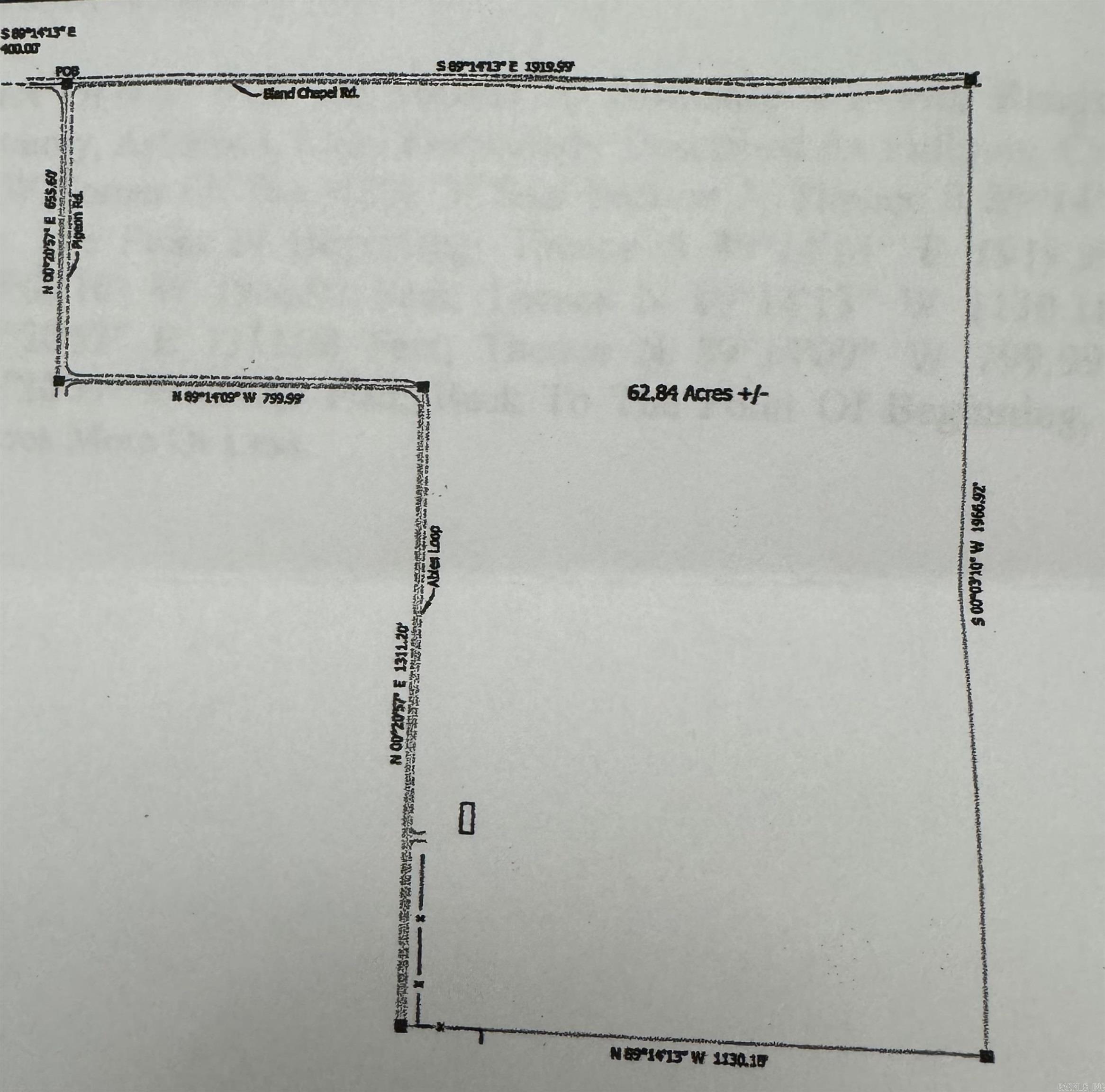 Bland Chapel Survey - Land