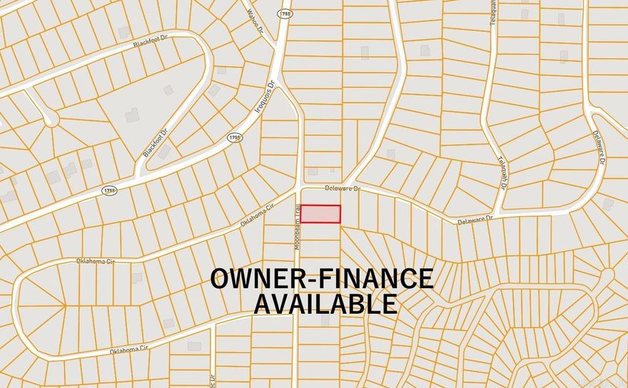 Owner-finance available on this great development tract! Ready to be cleared for your new home or rental. Some public utilities available close to the site. Owner/Agent. Finance terms - 0% interest, $50 finance fee, 5 payments of $200 and closing costs included. Multiple lots available close to this one. Parcel ID#  300-00374-000