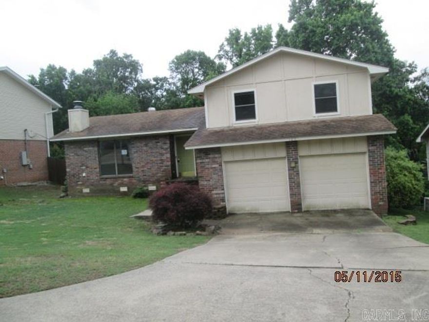 Split level home with three bedrooms and two baths upstairs.  Formal dining room. Open living room with brick fireplace. Wonderful first time home. "Seller does not pay customary closing costs: including title policy, escrow fees, survey or transfer fees. Proof of funds required on cash transactions ; Lender Pre-Approval letter for financed offers (dated within last 30 days)." Seller is “Secretary of Veterans Affairs”.