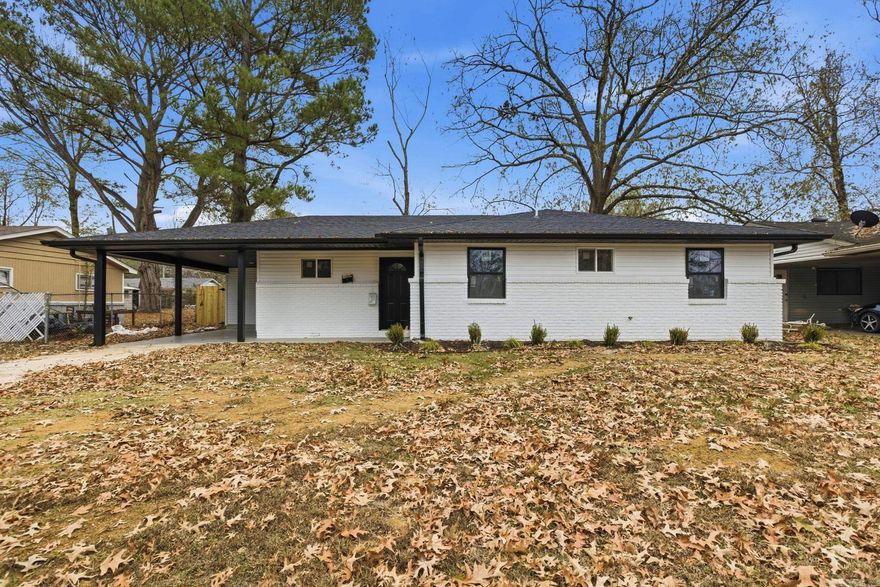 This nearly finished full renovation offers 3 bedrooms, 2 bathrooms, and about 1,228 square feet of easy single-story living in Little Rock. The bright, open living area makes it great for everyday life or having people over. A separate laundry room with extra storage sits just off the dining area. Big updates are already done, including a new roof, windows, HVAC, flooring, paint, cabinets, and fixtures, so this one is truly move-in ready. Don't miss the large, flat yard perfect for enjoying warmer weather. Covered carport parking. Schedule a showing now!
