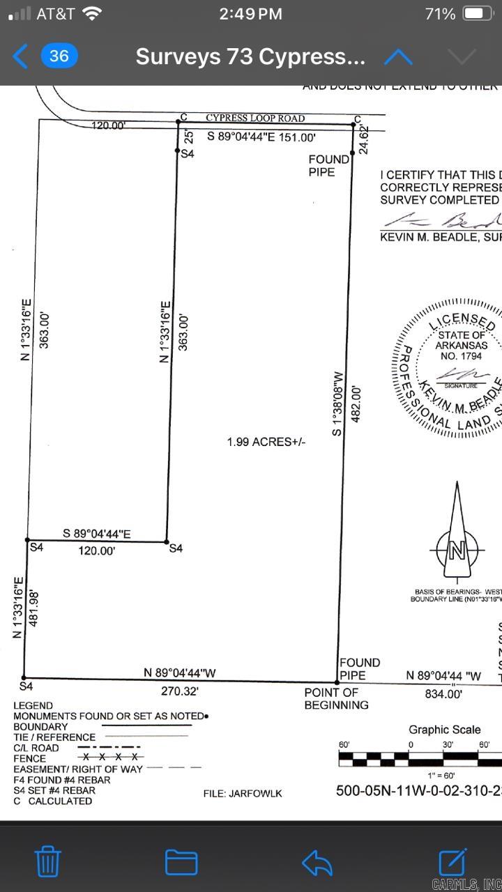 Not in Subdivision - Land