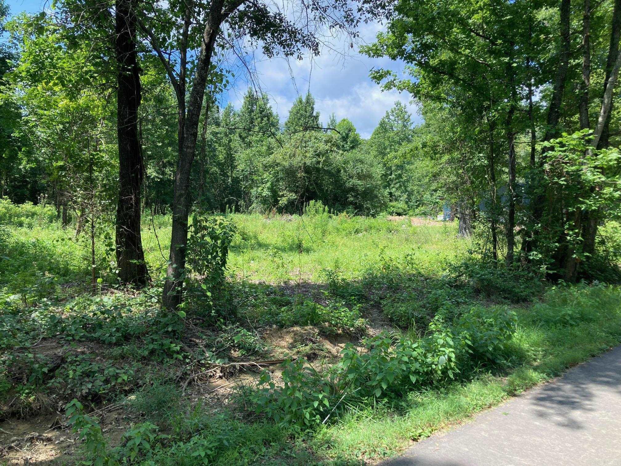 Tree shaded 1.99 acre tract of land in Vilonia School District that is perfect for a tiny house or RV. Has been cleared at the front for a building site and partially cleared throughout. Access to city water. Has had a perc test done and have septic permit in hand but would only perc for a one bedroom. Survey on file.