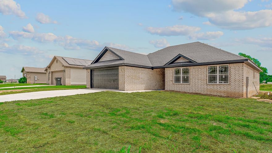This new construction is only days away from being completed. This home features an open floor plan, four bedrooms two full baths,large closets and a spacious yard for entertaining. The home also features stained and polished concrete floors, formica and solid surface countertops, new appliances, and led lights throughout the home. This home is a newly developed sub division. No HOA.