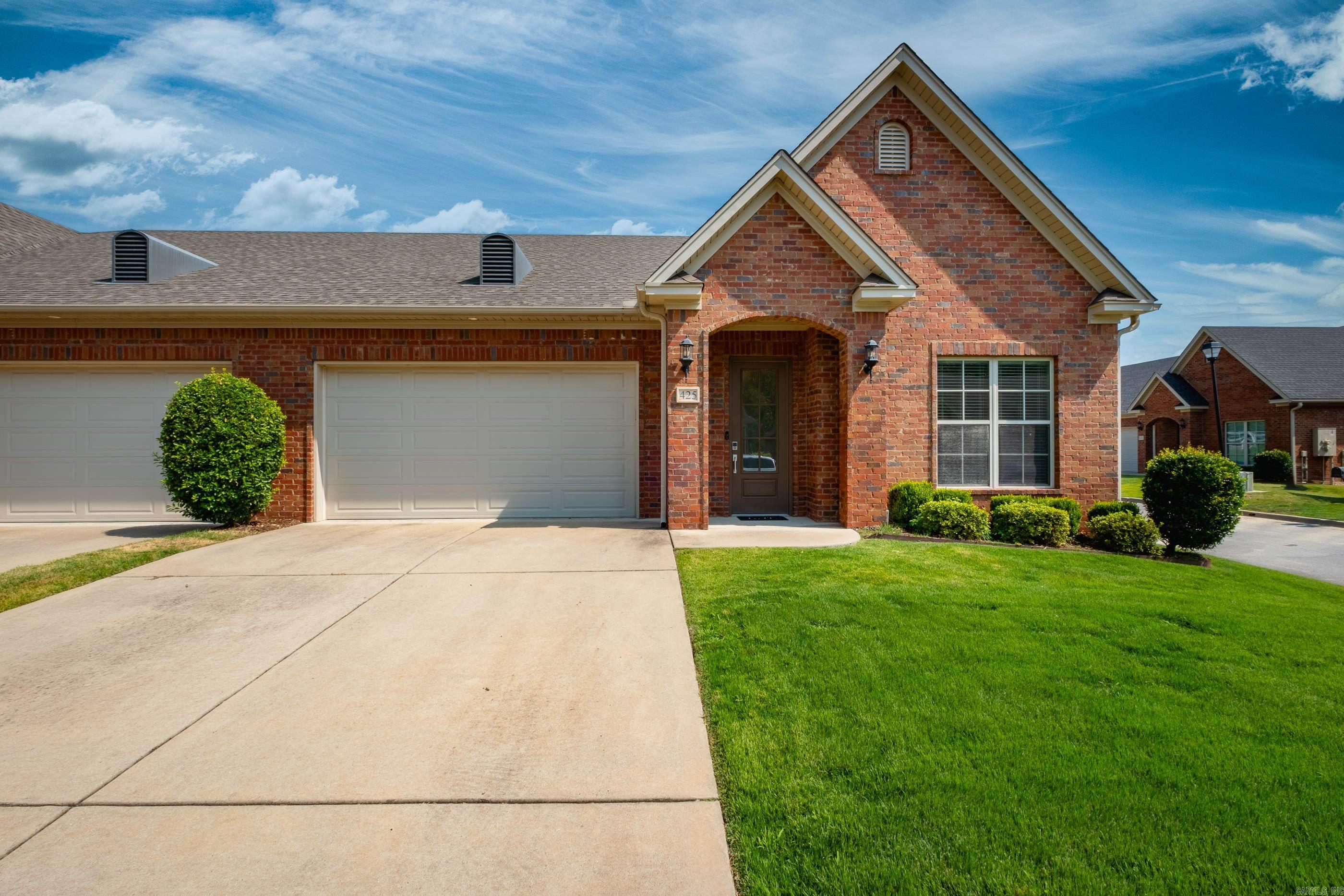 Gated Ranch West Villas near Cantrell & Chenal Promenade, tucked back in the neighborhood. Luxurious patio home with Luxury Vinyl Hardwoods, 10ā ceilings, 8ā doors, and a beautiful open floor plan. Kitchen has large granite island and premium stainless appliances. The Large Primary Bedroom has his/her vanity, custom tub, walk-in shower, and huge walk-in closet. Additional Bedroom and Bath is separate from primary. The Property Owners Association (POA) handles grounds upkeep, sprinkler system maintenance, private road care, and gate security, so you can enjoy peace of mind and more free time. POA fees are collected through Pulaski County Special Assessment. SEE AGENT REMARKS