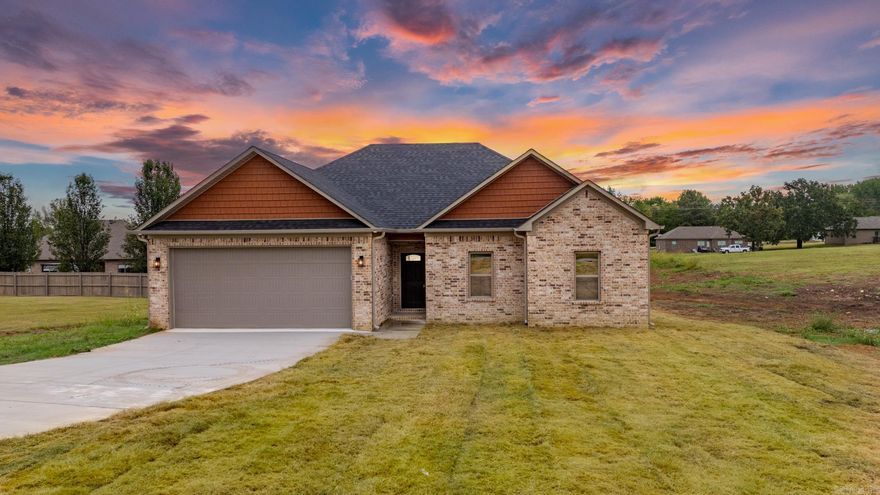 New Construction on almost 1 acre. There is plenty of space between you and your neighbor. Located on a dead end paved street. Luxury Vinyl flooring throughout. Primary bedroom is separate from the guest bedrooms. This is the perfect home for first time homebuyers or anyone wanting a stylish new home.