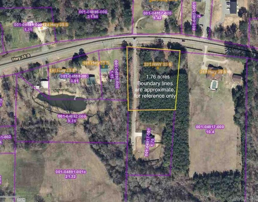 1.76 acres with driveway already in, PERC test results available, driveway has an easement to the property behind the land. Lots of privacy here, clear some trees and build your house here! No mobile homes allowed. South Sheridan Water, C&L electric, and Kinetic Fiber internet services the area. See survey tract A.