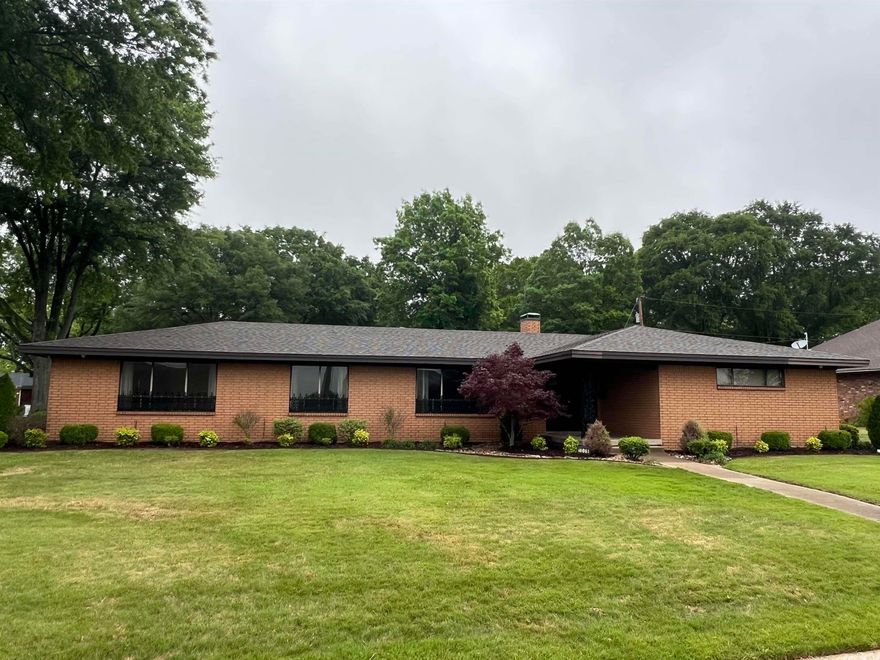 Incredible View from this Beautiful Mid-Century Modern Home in the highly sought after Historic Park Hill Neighborhood! Pride of Ownership is evident throughout this 1966 Home! Large, Open Living Spaces! Den features Large Brick Fireplace w gas logs. Over-sized Bedrooms and Two Master Suites! The Backyard is the Jewel of this Home with Gorgeous Landscaping and Ample Room for Entertaining! Iron Details. Over-sized Corner Lot. WH 2022. Roof 2017. Shop. Covered Patio. MUST SEE!