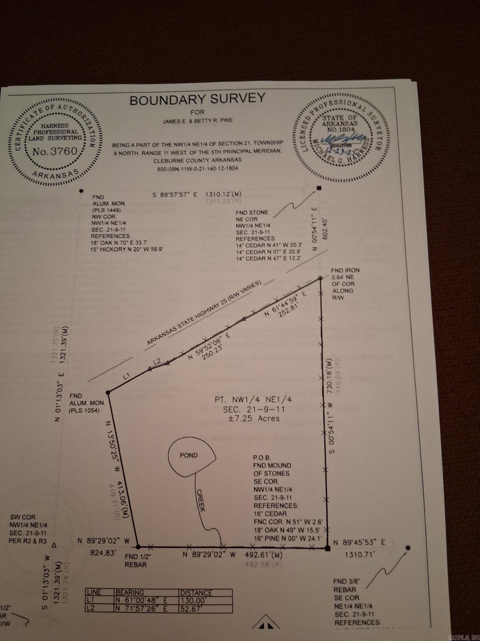 Not in Subdivision - Land