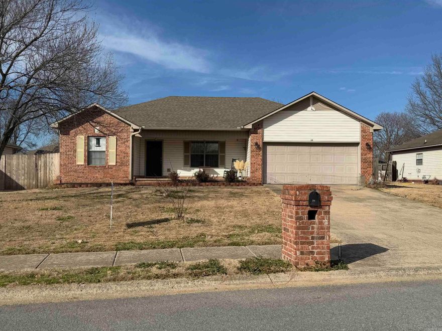 Welcome to 34 Orchid Lane, a charming single-family home nestled in the desirable Blooming Ridge neighborhood of Cabot, Arkansas. Built in 2002, is home offers comfortable living space. Covered patio space for cookouts. Great area to raise a family or just settle down.