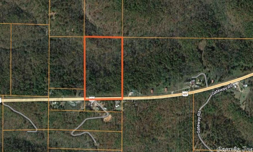 20 Wooded acres located on Hwy 65 N Saint Joe Arkansas Searcy County  Utilities are at the road. Seller Will Finance