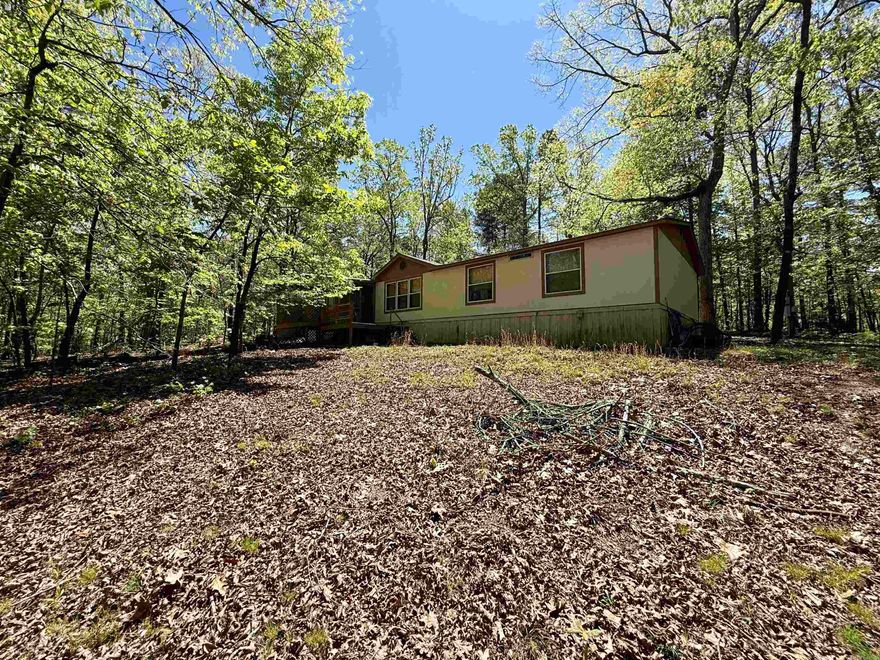 Perched upon a little over 3 acres, this mobile home is in need of lots of repairs! Ideal for the investor or someone looking for a project. Sold AS IS, WHERE IS with no disclosure provided by the seller.