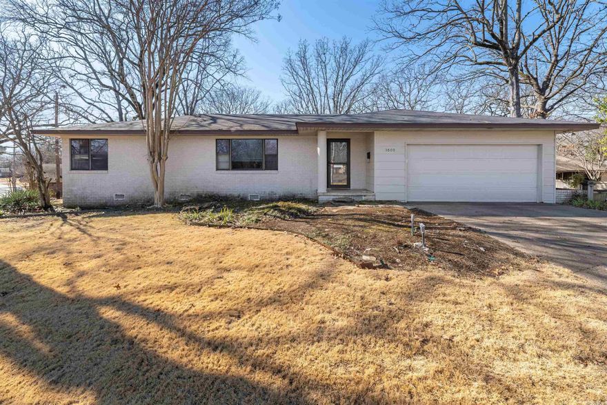 This is a dollhouse! This cutie has lots of updates.  As you enter you will see the original hardwood floors.  They are beautiful.  The living and dining are open to the kitchen for great flow and lots of natural light.  The kitchen has newer cabinets, granite countertops, island and a large gas stove.  The main bathroom has been updated too.  There are 2 nice size bedrooms.  The primary bedroom has 2 closets and a half bathroom.  The house sits on a corner lot and is a block from Crestwood Elementary.  The backyard has a deck and a storage building.  Call today for a showing.