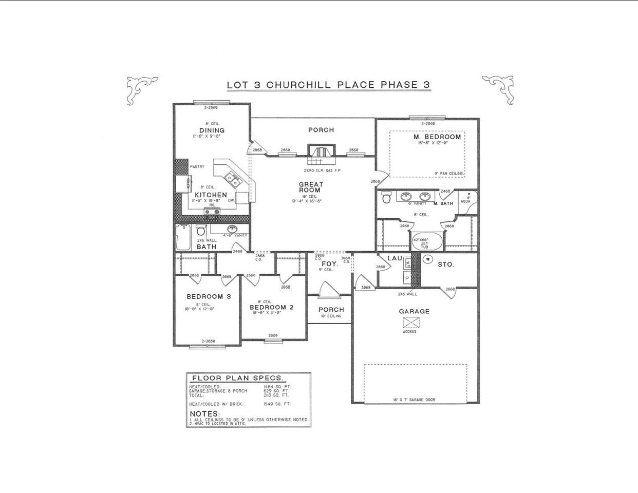 This is a New Construction Home conveniently located close enough so the kids can walk to Ellen Smith! This home features a split floor plan with 10 'ceilings, stained concrete floors and carpet in the bedrooms and all the bedroom are good size. The master bath has a walk in shower and jet tub.The kitchen has granite countertops and stainless appliances.There is a covered patio off the back of this home. Must See!! Taxes based on lot only.